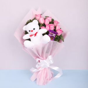 Wonderful Pink Rose Display